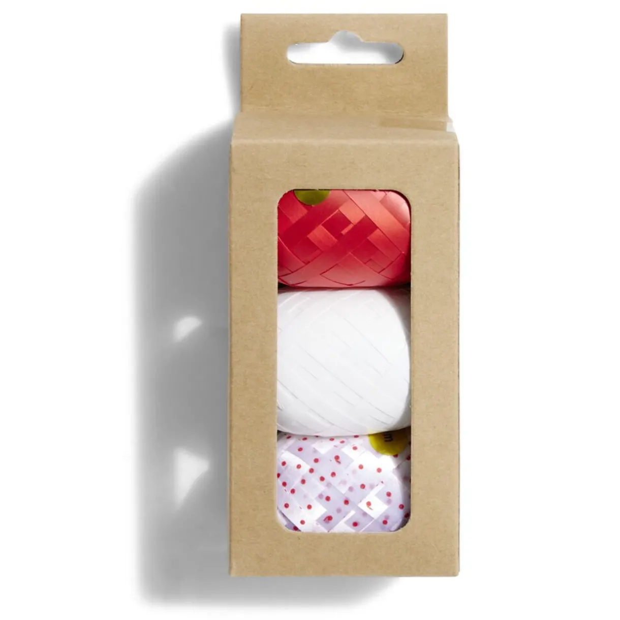 Gifi Bolduc rouge blanc et traditionnel 10m x3^ Loisirs Créatifs Et Emballage Cadeau