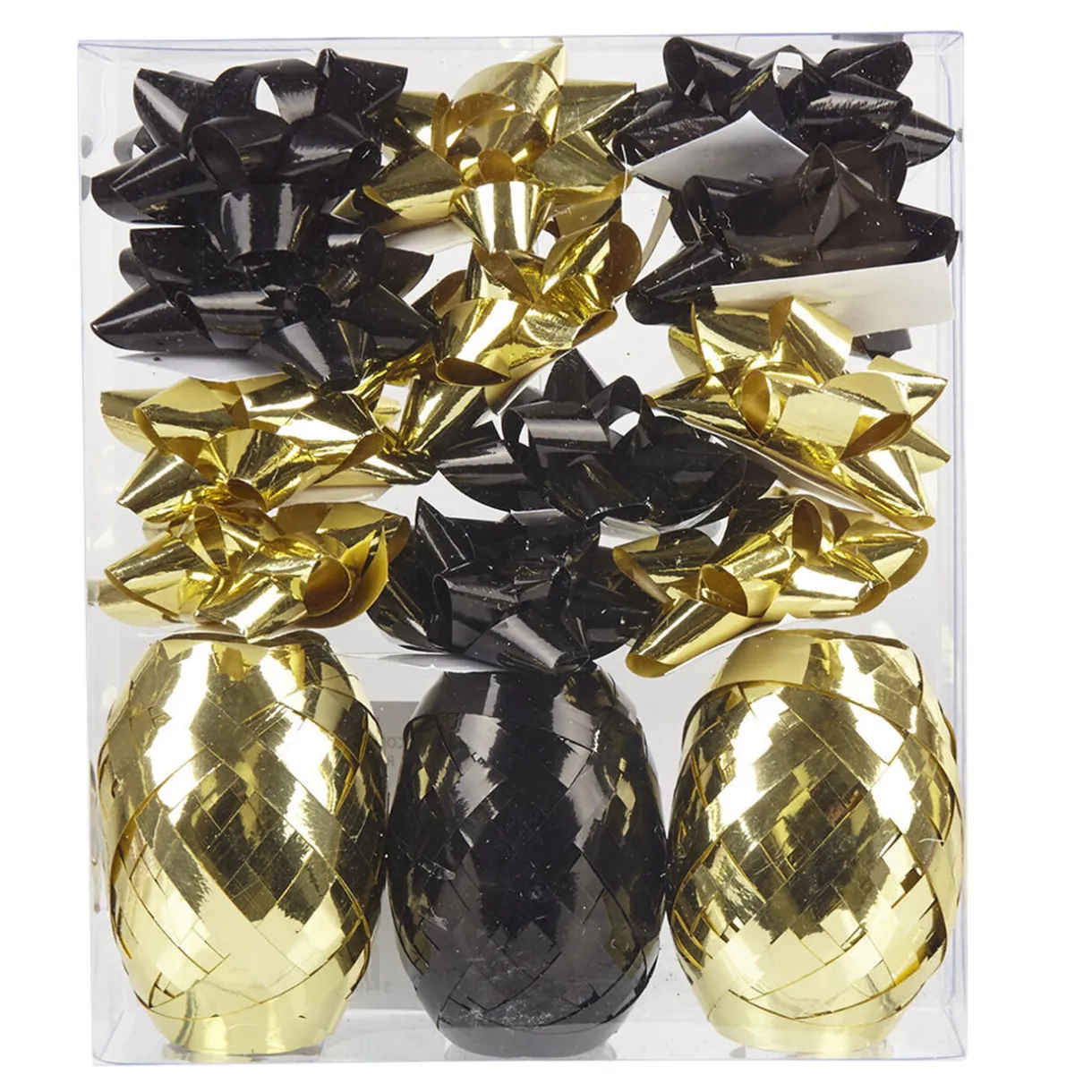 Gifi Bolduc x3 et noeud x12 doré noir^ Loisirs Créatifs Et Emballage Cadeau