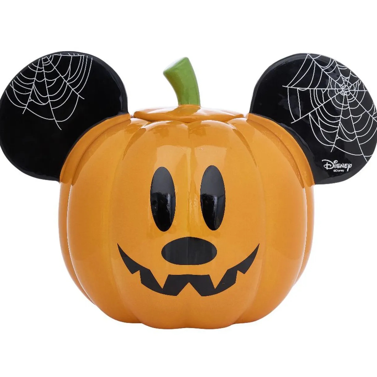 Online Gifi Bonbonnière Disney Mickey citrouille orange et noir 2 faces Ø14xH18cm
