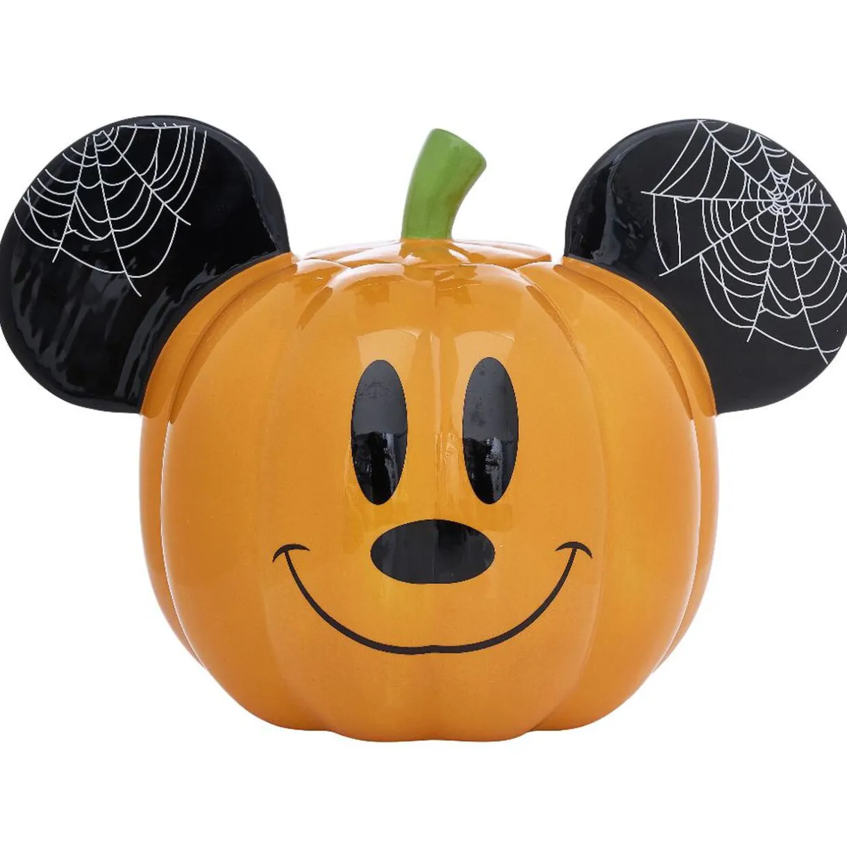 Online Gifi Bonbonnière Disney Mickey citrouille orange et noir 2 faces Ø14xH18cm