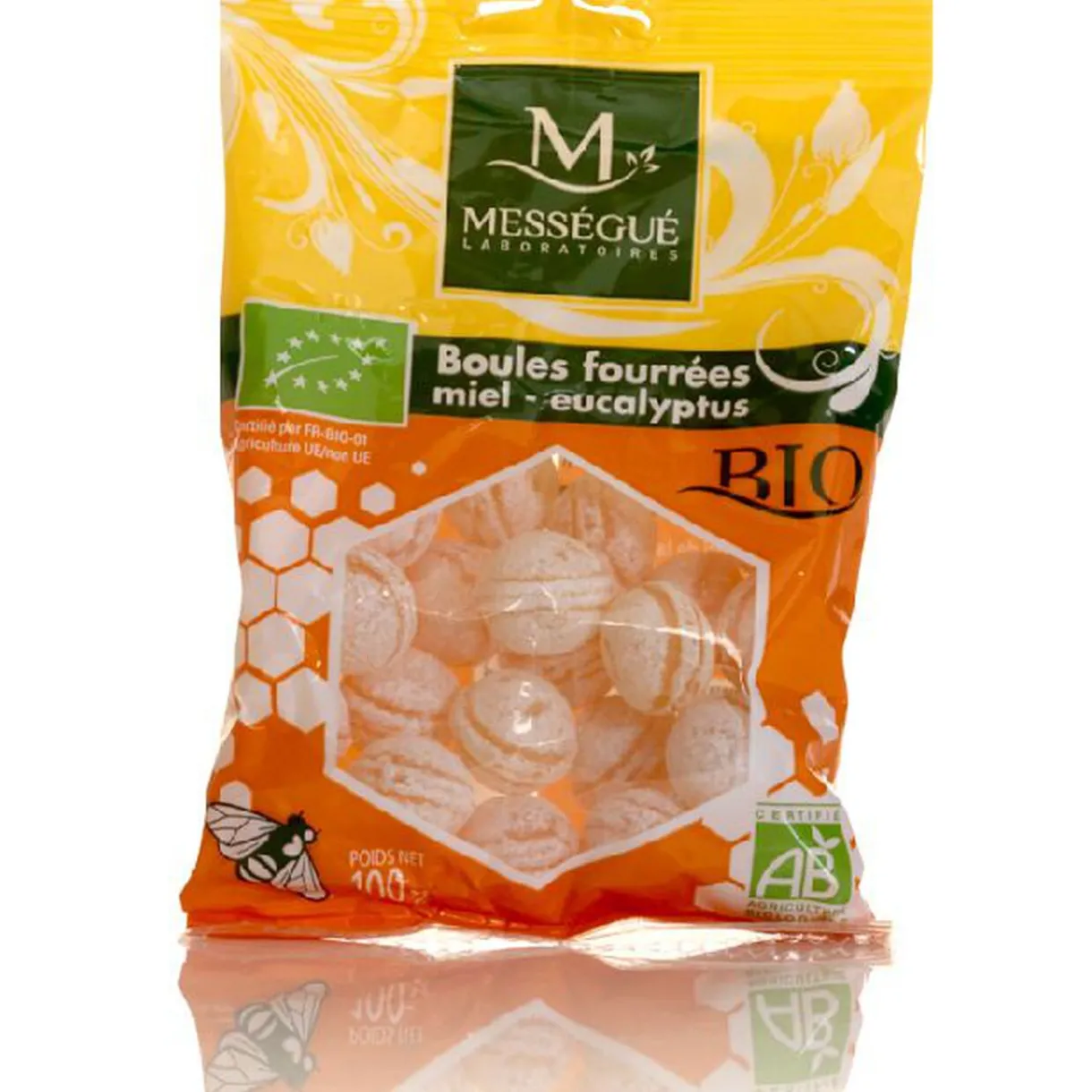 Gifi Bonbons fourrés bio miel et eucalyptus Mességué