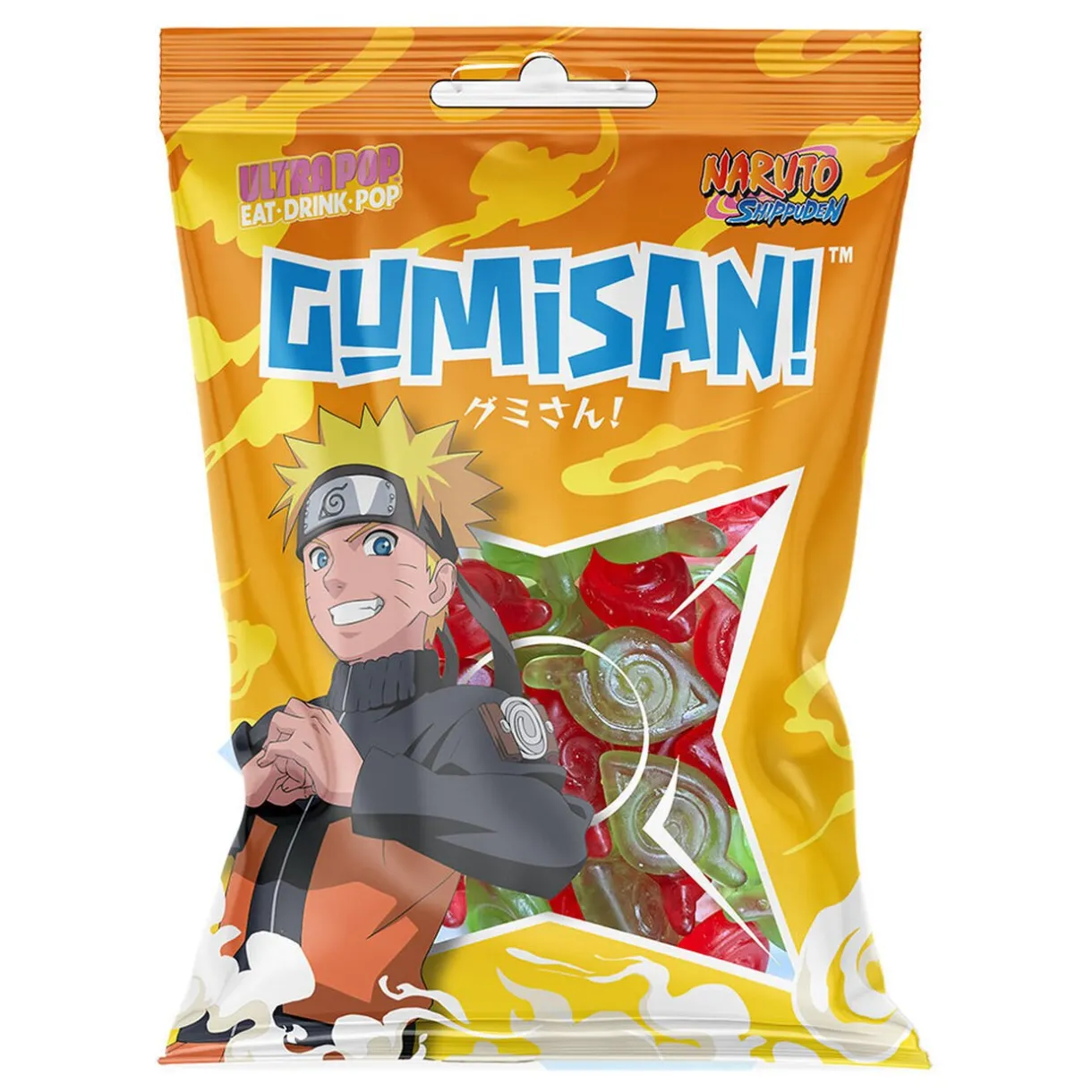 Clearance Gifi Bonbons Gumisan Naruto saveur cerise et pomme 180g