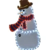 Gifi Bonhomme de neige lumineux multicolore^ Décoration Extérieure De Noël