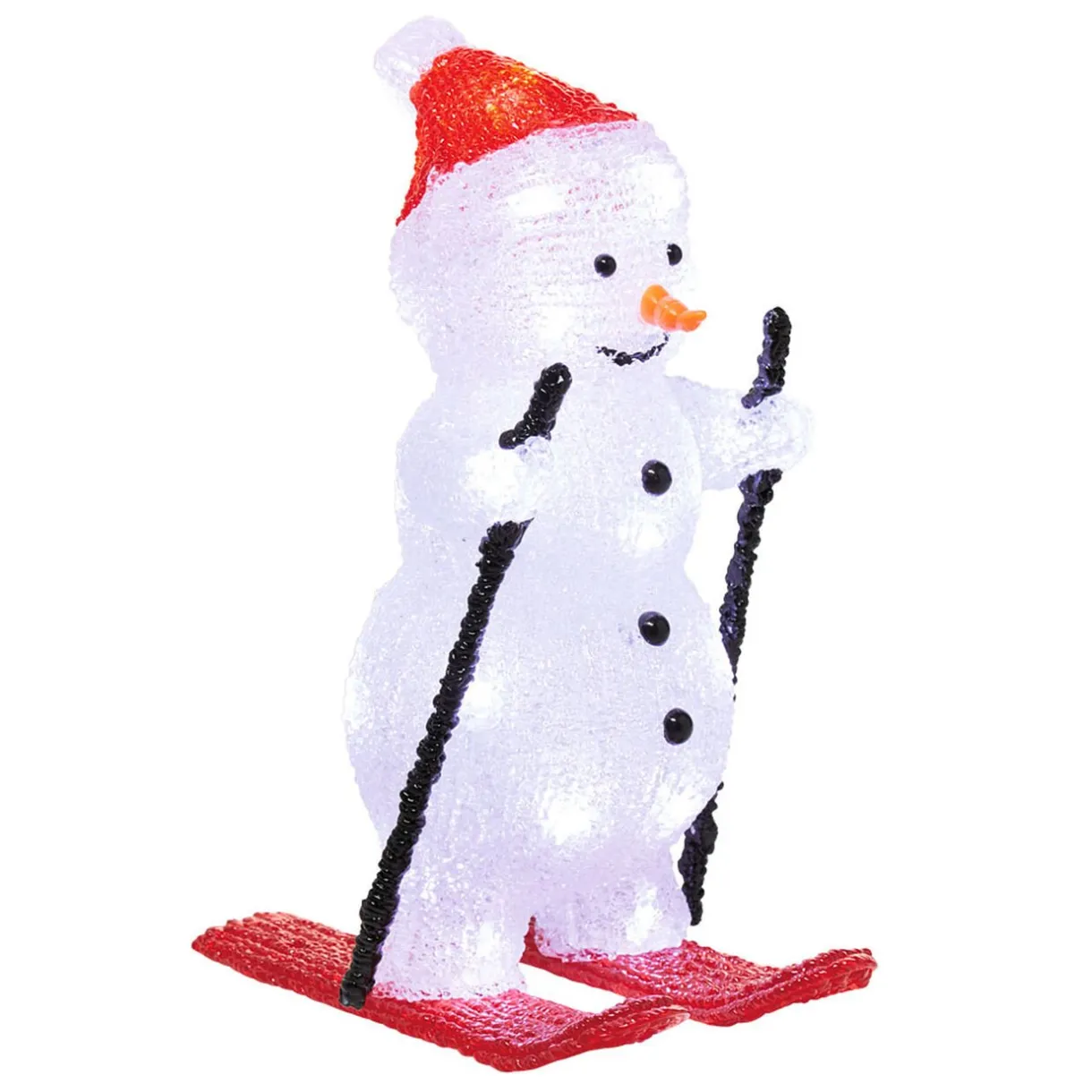 Gifi Bonhomme de neige lumineux 30 LED^ Décoration Extérieure De Noël
