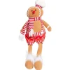 Gifi Bonhomme pain d'épice déco Noël avec jambes pendantes H48cm^ Décoration Intérieure De Noël