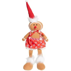 Gifi Bonhomme pain d'épice déco Noël avec jambes pendantes H48cm^ Décoration Intérieure De Noël