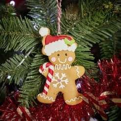Online Gifi Bonhomme pain d'épices à suspendre en argile H10cm - 2 modèles