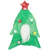 Gifi Bonnet de déguisement forme sapin de Noël velours^ Déguisement Et Tenue De Noël