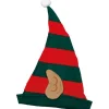 Gifi Bonnet de lutin vert rouge^ Déguisement Et Tenue De Noël