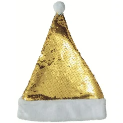 Gifi Bonnet de Noël à sequins^ Déguisement Et Tenue De Noël