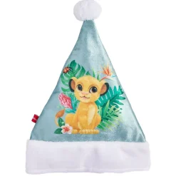 Gifi Bonnet de Noël Disney Le Roi Lion bleu et blanc 26xH34cm^ Déguisement Et Tenue De Noël