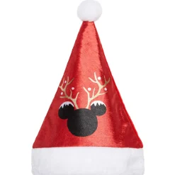 Gifi Bonnet de Noël Disney motif Mickey^ Déguisement Et Tenue De Noël