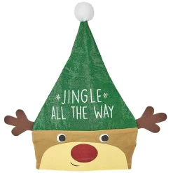 Gifi Bonnet de Noël en feutrine personnage^ Déguisement Et Tenue De Noël