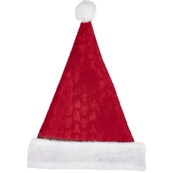 Gifi Bonnet de Noël en velours^ Déguisement Et Tenue De Noël