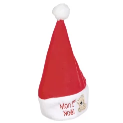 Gifi Bonnet de Noël enfant Mon premier Noël rouge blanc^ Déguisement Et Tenue De Noël