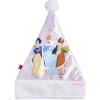 Gifi Bonnet de Noël Princesses Disney rose et blanc 26xH34cm^ Déguisement Et Tenue De Noël