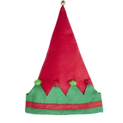 Gifi Bonnet elfe avec grelots pour adulte^ Déguisement Et Tenue De Noël