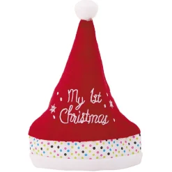 Gifi Bonnet et Bavoir brodés pour bébé de Noël^ Déguisement Et Tenue De Noël