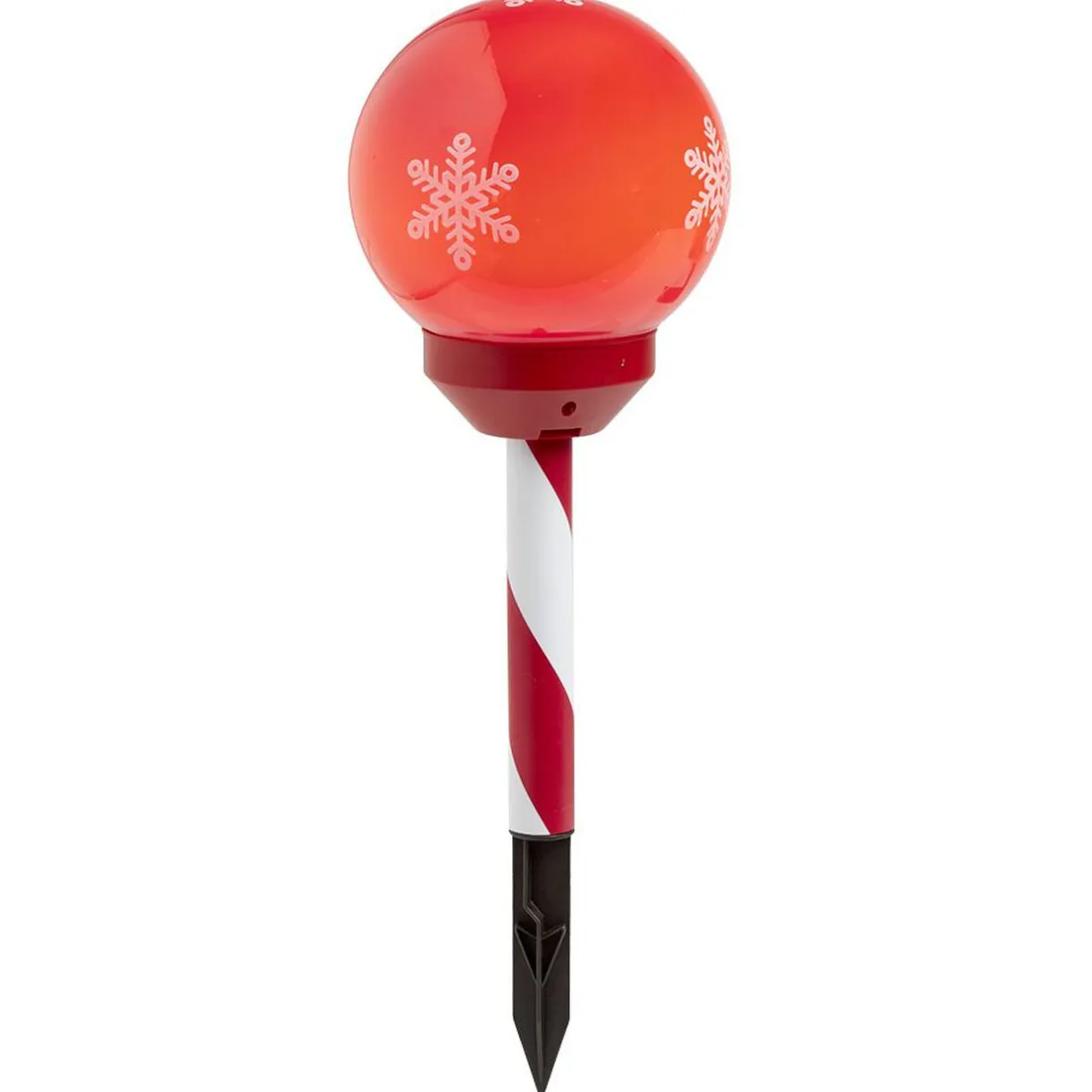 Gifi Borne lumineuse solaire 2en1 à planter et accrocher H42,5cm Ø14,5cm^ Décoration Extérieure De Noël