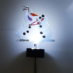 Gifi Borne solaire Olaf et un bonhomme de neige^ Décoration Extérieure De Noël