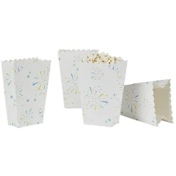 Gifi Boîte à bonbons ou pop corn motif feux d'artifice x 4^ Loisirs Créatifs Et Emballage Cadeau