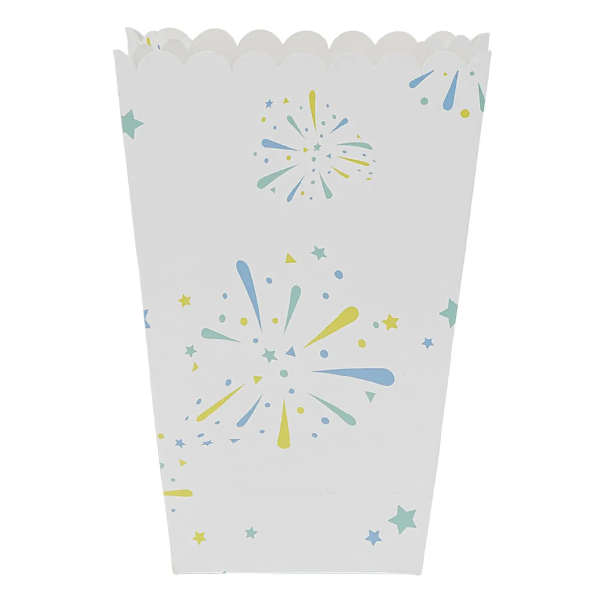 Gifi Boîte à bonbons ou pop corn motif feux d'artifice x 4^ Loisirs Créatifs Et Emballage Cadeau