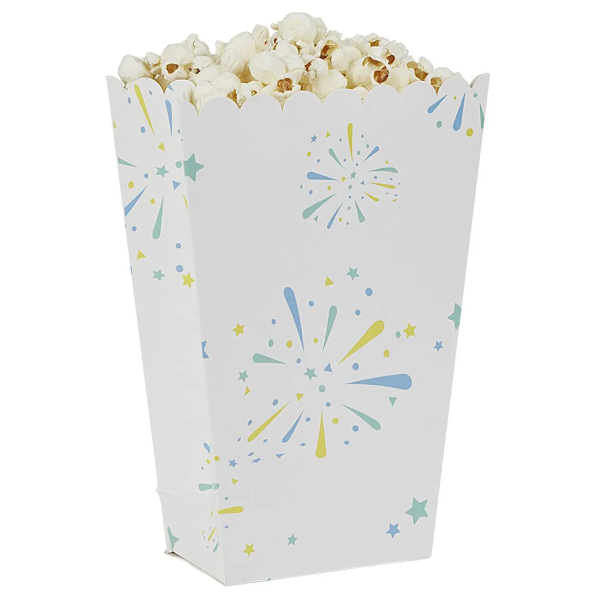 Gifi Boîte à bonbons ou pop corn motif feux d'artifice x 4^ Loisirs Créatifs Et Emballage Cadeau