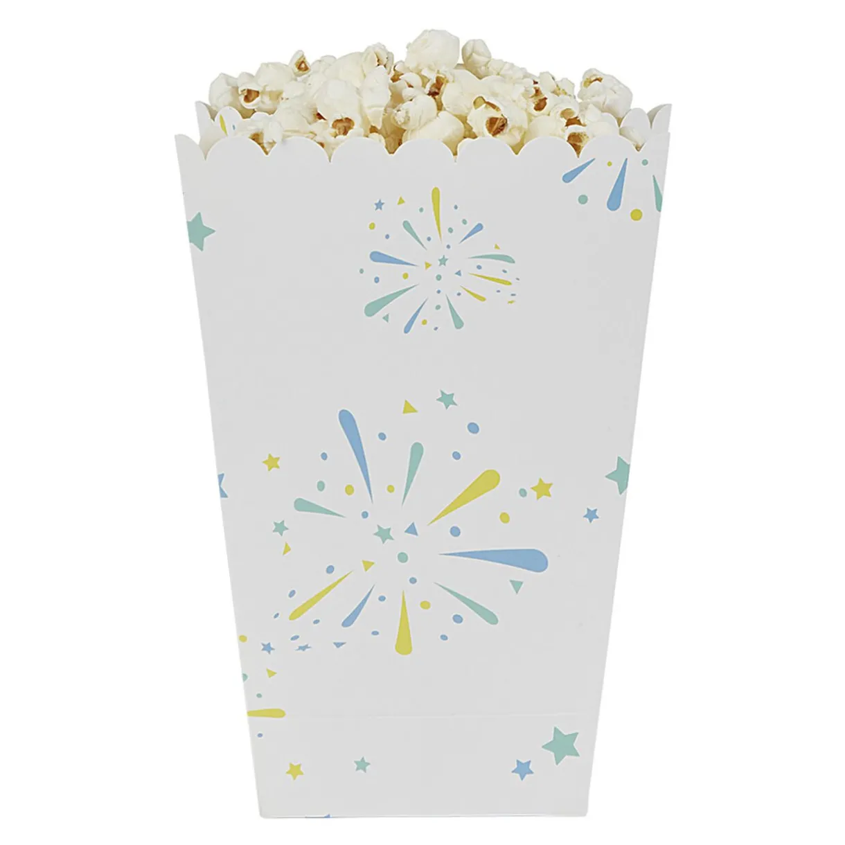 Gifi Boîte à bonbons ou pop corn motif feux d'artifice x 4^ Loisirs Créatifs Et Emballage Cadeau