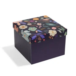 Gifi Boîte à cadeau carrée 15x15xH11cm - 2 modèles^ Loisirs Créatifs Et Emballage Cadeau