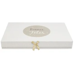 Gifi Boîte à cadeau Noël dorée^ Loisirs Créatifs Et Emballage Cadeau