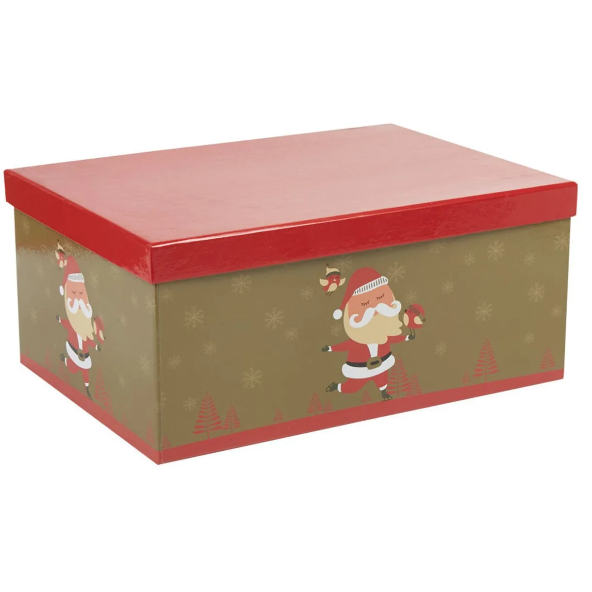 Gifi Boîte cadeau motif Père Noël modèle moyen^ Loisirs Créatifs Et Emballage Cadeau