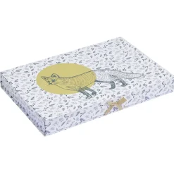 Gifi Boîte cadeau Noël motif nature et renard^ Loisirs Créatifs Et Emballage Cadeau