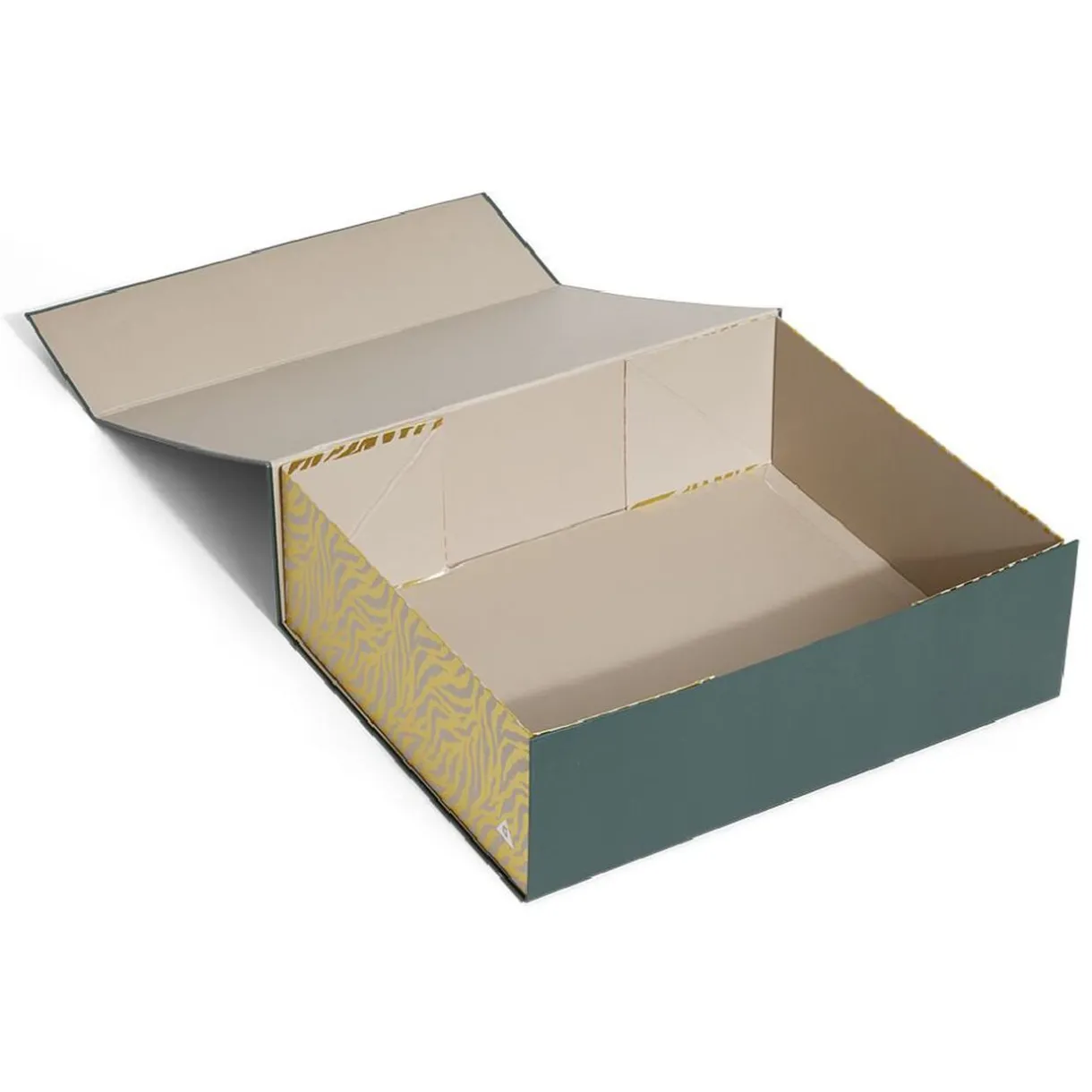 Gifi Boîte cadeau Noël pliable motif couronne dorée^ Loisirs Créatifs Et Emballage Cadeau