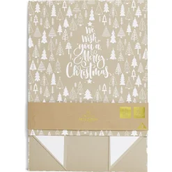 Gifi Boîte cadeau Noël pliable motif sapin^ Loisirs Créatifs Et Emballage Cadeau