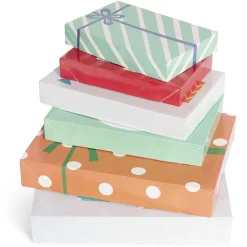 Gifi Boîte cadeau Noël pliable x6^ Loisirs Créatifs Et Emballage Cadeau