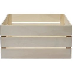 Gifi Boîte en bois petit modèle marron^ Décoration Intérieure De Noël