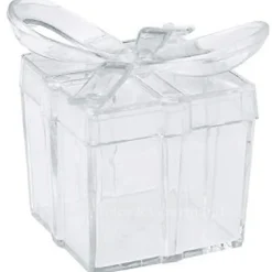 Sale Gifi Boîte forme cadeau transparent x2