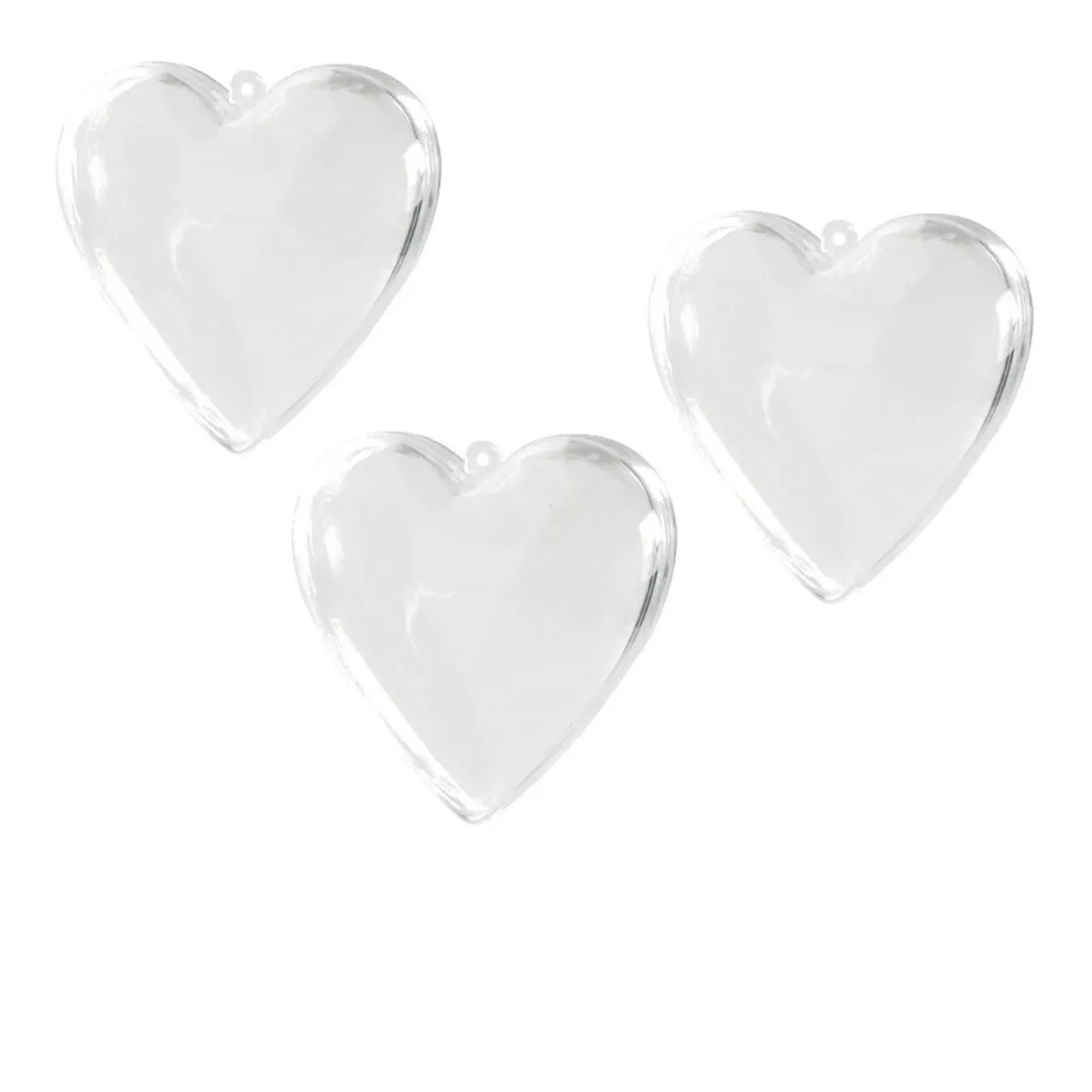 Outlet Gifi Boîte forme coeur transparent x3