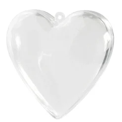 Outlet Gifi Boîte forme coeur transparent x3