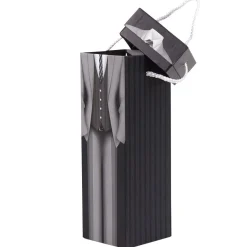 Gifi Boîte porte bouteille design costume^ Loisirs Créatifs Et Emballage Cadeau