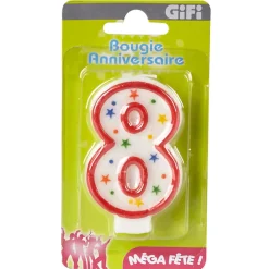 Gifi Bougie anniversaire