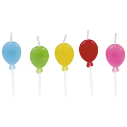 Online Gifi Bougie anniversaire ballon x 5