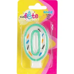 Online Gifi Bougie anniversaire chiffre "0".