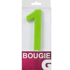 Online Gifi Bougie anniversaire chiffre 1 vert