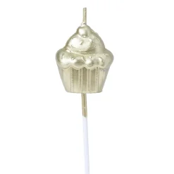 Sale Gifi Bougie anniversaire cupcake doré x 5