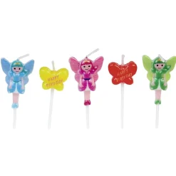 Outlet Gifi Bougie anniversaire fée x5