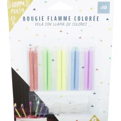 Sale Gifi Bougie anniversaire flamme colorée