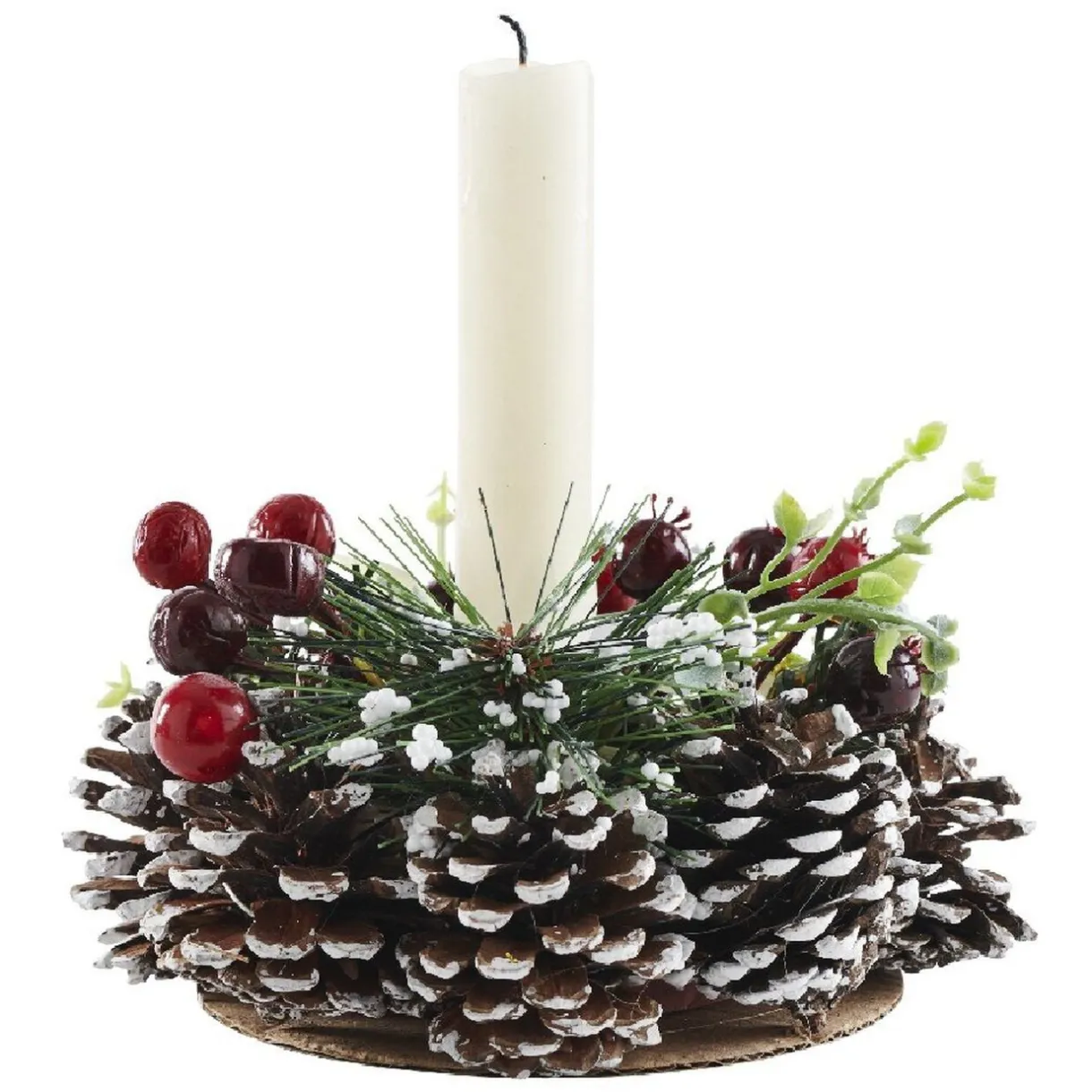 Outlet Gifi Bougie chauffe-plat avec couronne décorative