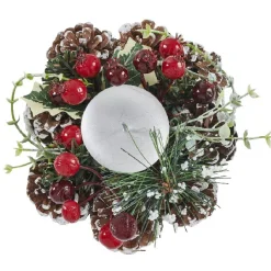 Outlet Gifi Bougie chauffe-plat avec couronne décorative