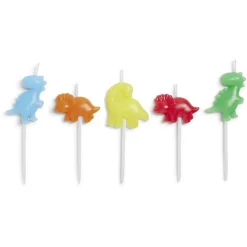 Sale Gifi Bougie dinosaure pique x5